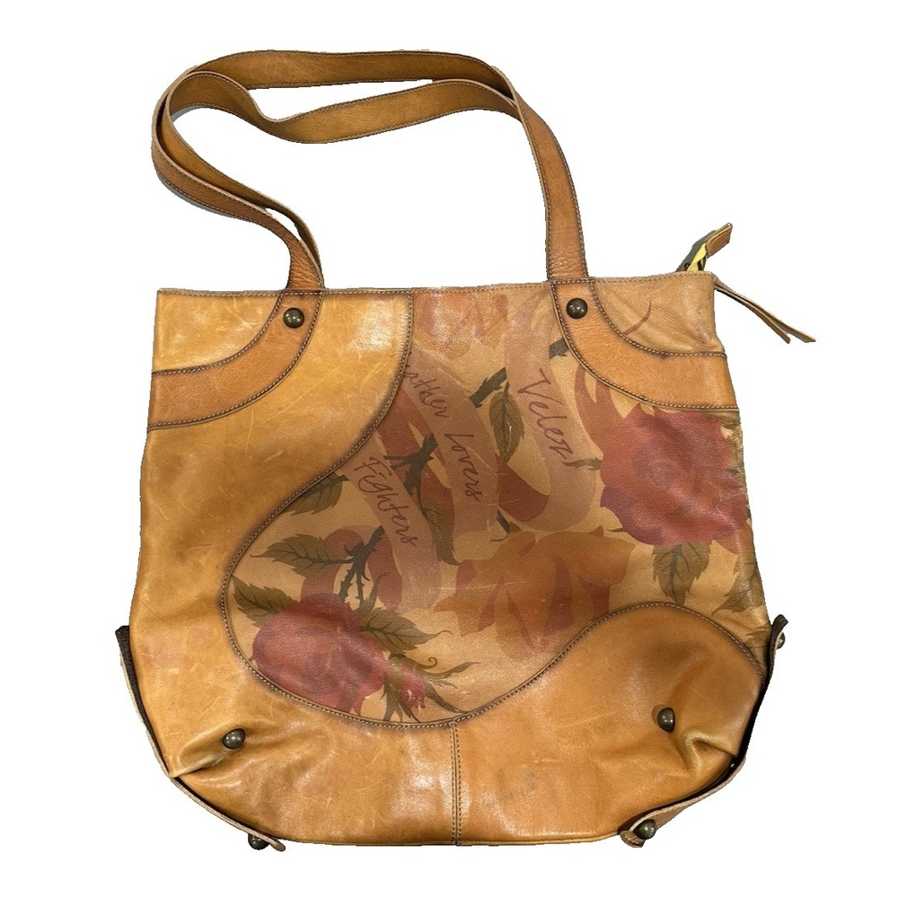 Velez for Leather Lovers Womens Tan leather tote shoulder bag Large‎ Shopping